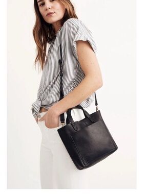 Madewell the small transport crossbody in black